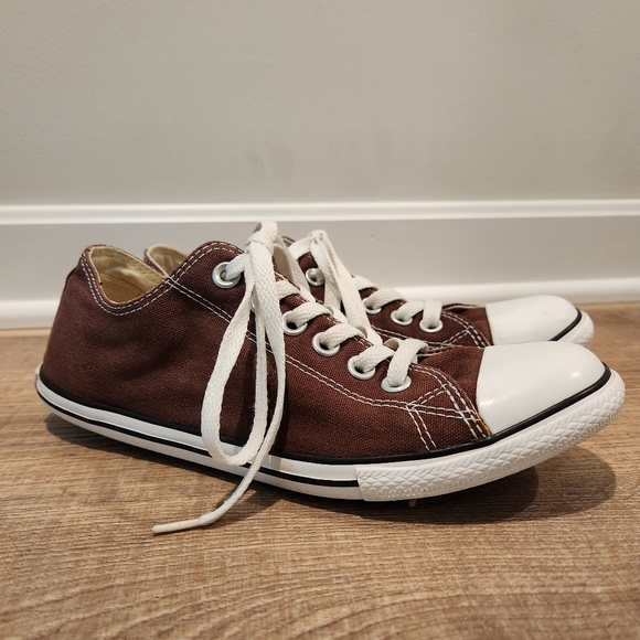 Converse All Stars Shoes - Converse Shoes, Women's 7, Men's 5, Brown, Low Top, All-Stars, Sneakers